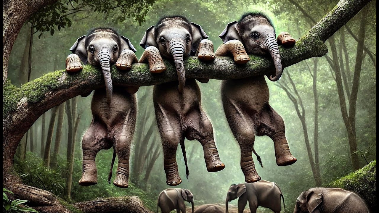 פיל פילפילון פילים לילדים תינוקות של פילים 🐘 בעלי חיים בטבע בעברית