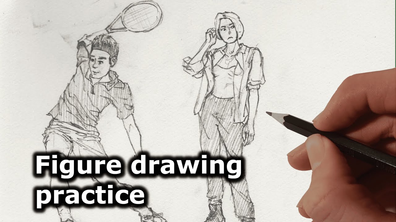 Figure drawing practice