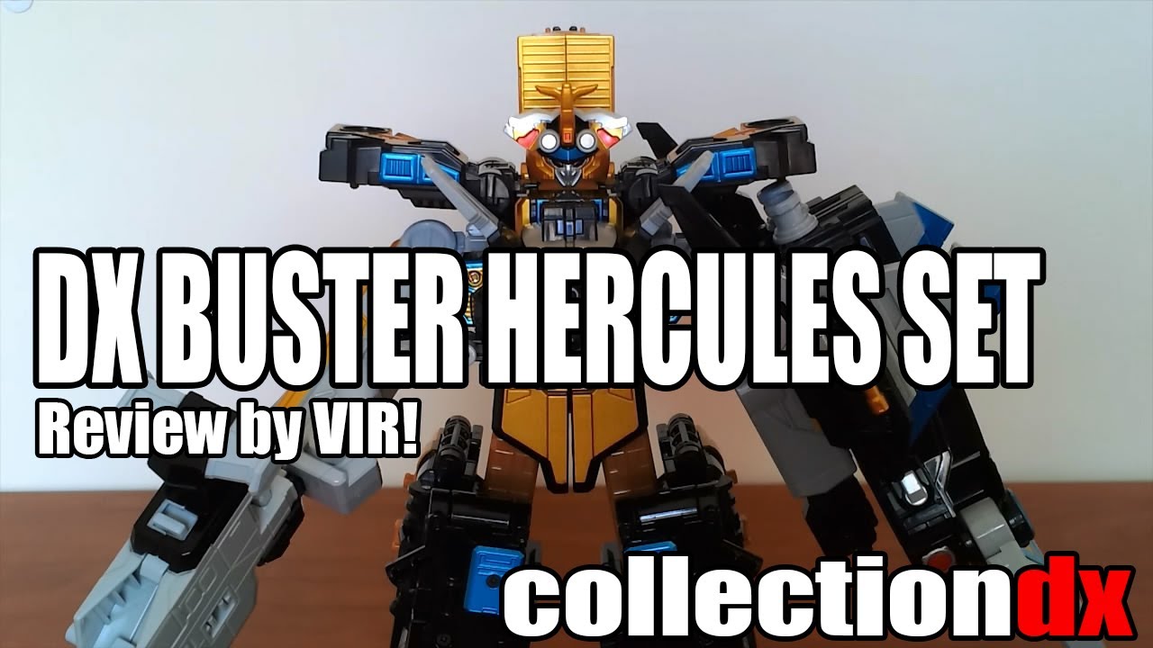 DX Buster Hercules Set Toy Review - Tokumei Sentai Go-Busters - CollectionDX