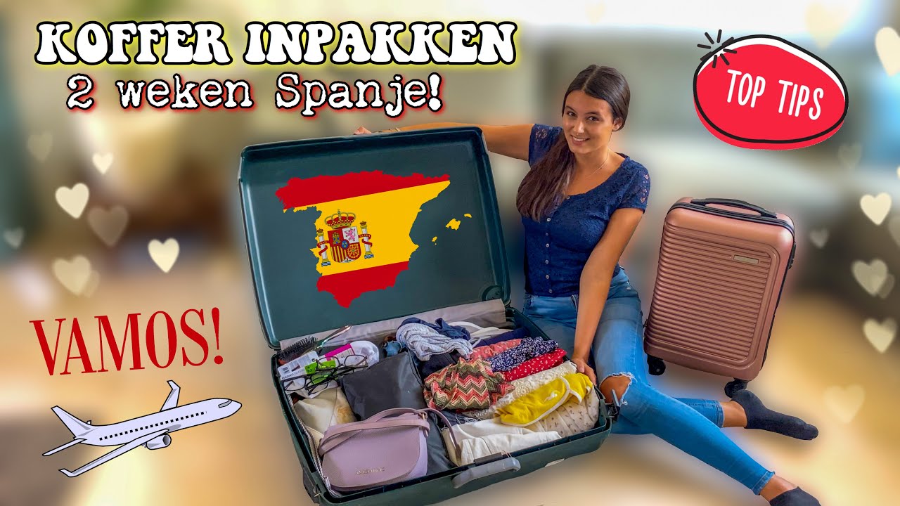 Koffer inpakken voor Spanje + TIPS!