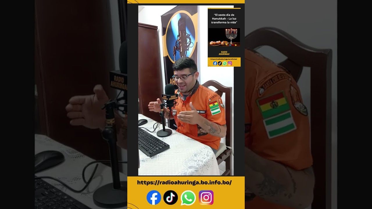 “El sexto día de Hanukkah – La luz transforma la vida”. Radio Ahuringa!”.