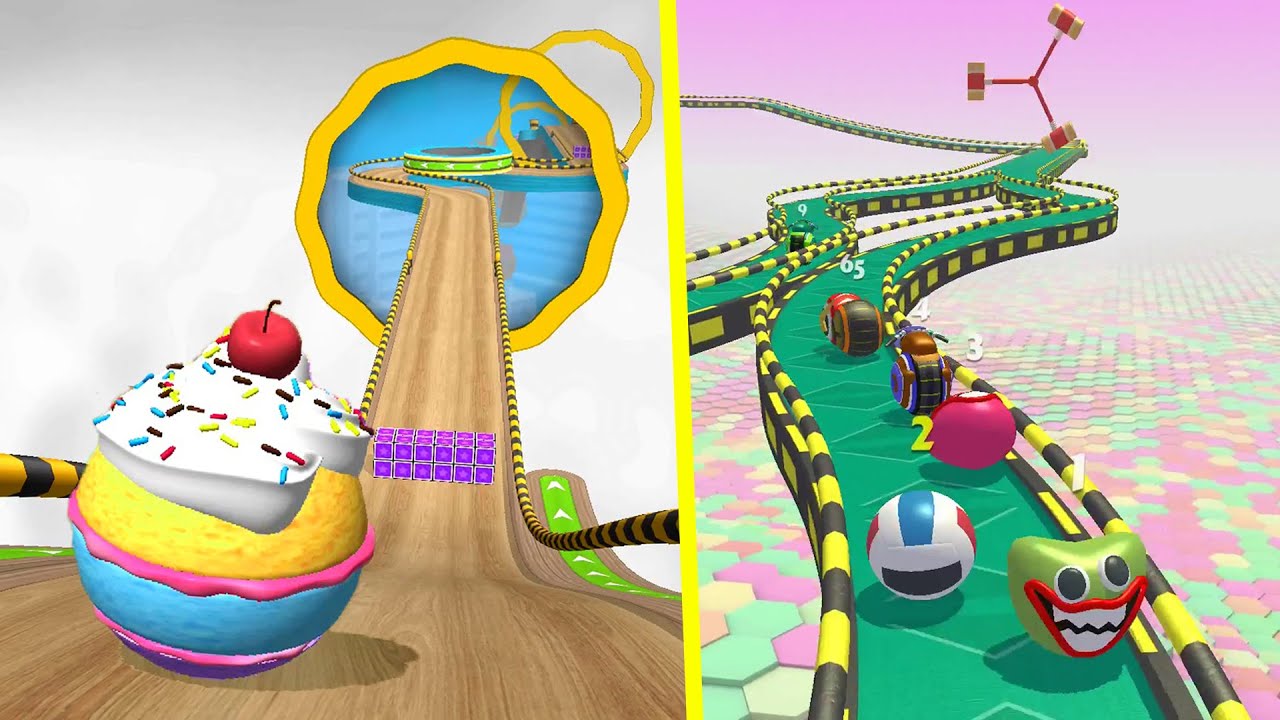Going Balls Vs Action Balls All Levels Gameplay Android iOS #167