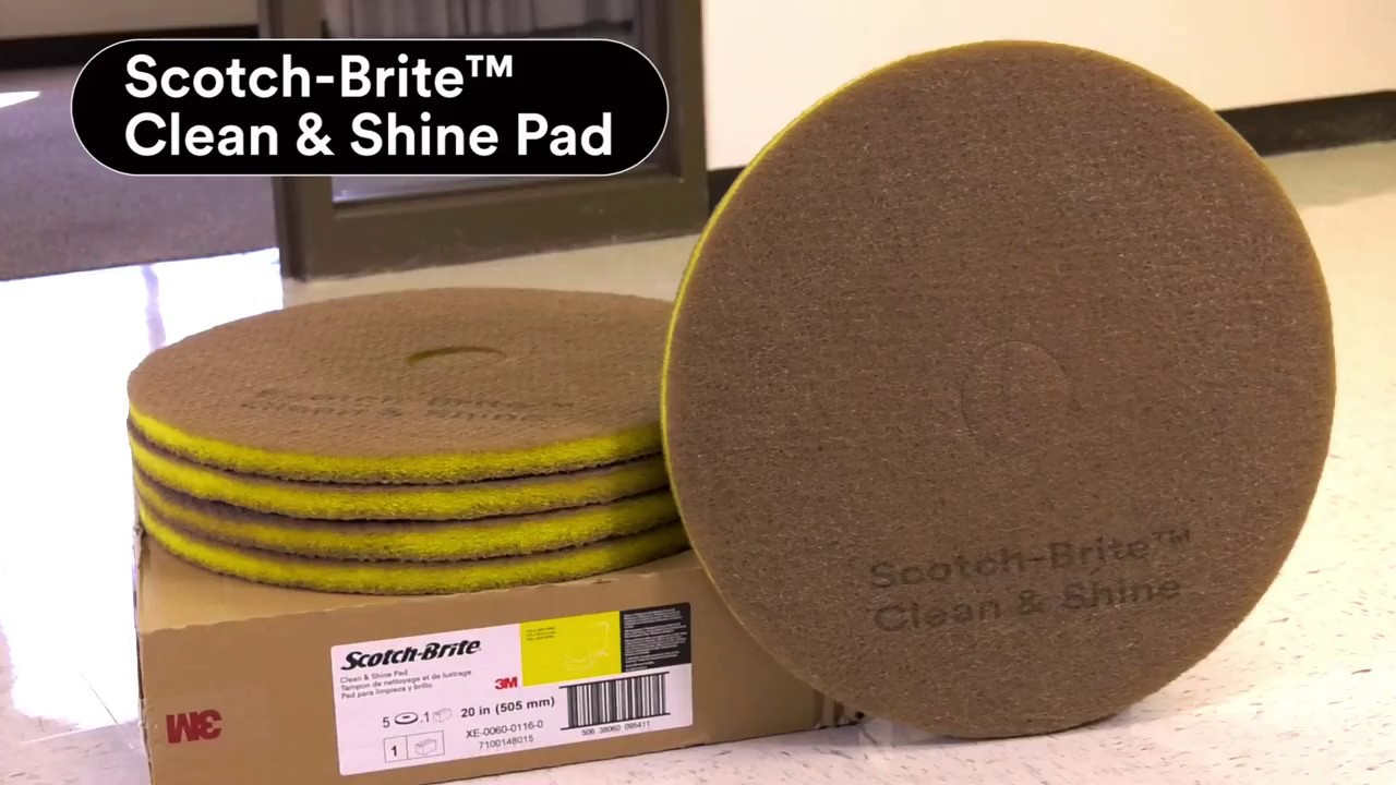 Technical Demonstration of Scotch-Brite™ Clean & Shine Pad from 3M