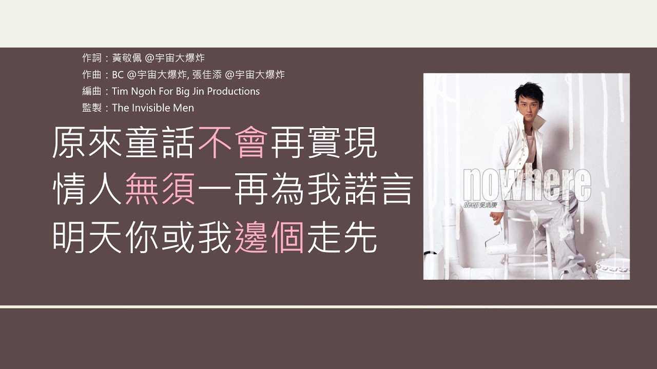 吳浩康 Deep Ng - 醒覺 [歌詞同步/粵拼字幕][Jyutping Lyrics]