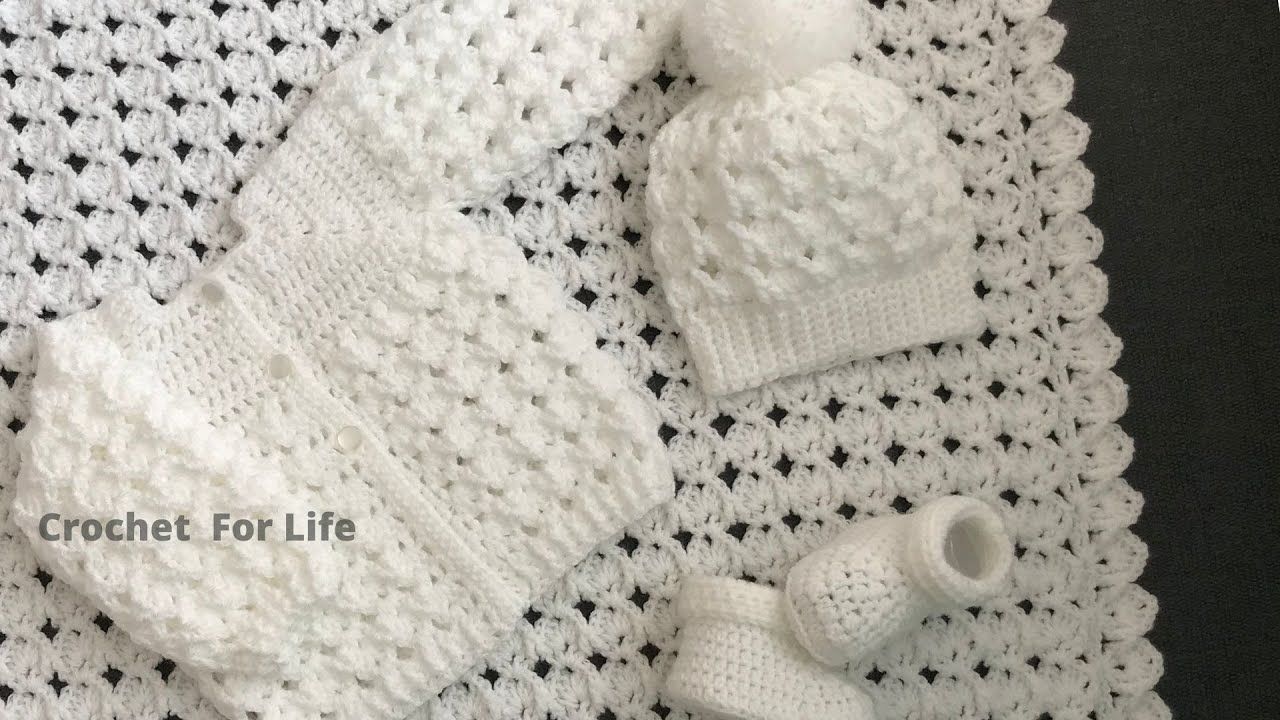 Детская шапка Easy Crochet / Вязаная шапка 5 размеров / Вязание на всю жизнь 0405