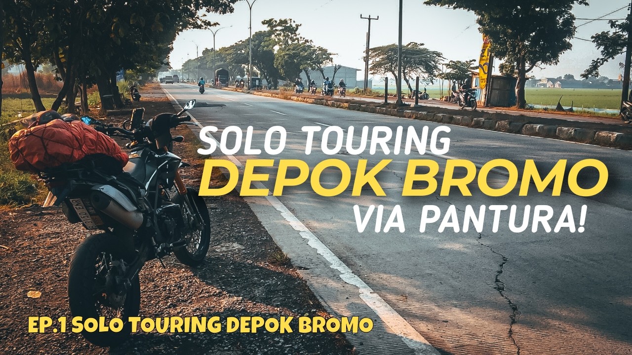 LINTAS PANTURA SAMPAI SEMARANG!! SOLO TOURING MOTORAN DEPOK - BROMO Ep.1