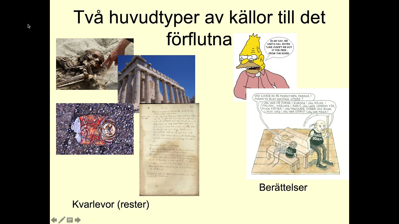Historiska källor introduktion