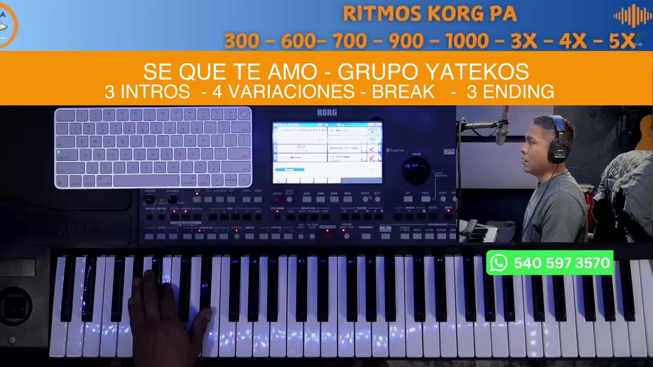 SE QUE TE AMO GRUPO YATEKOS RITMOS KORG PA
