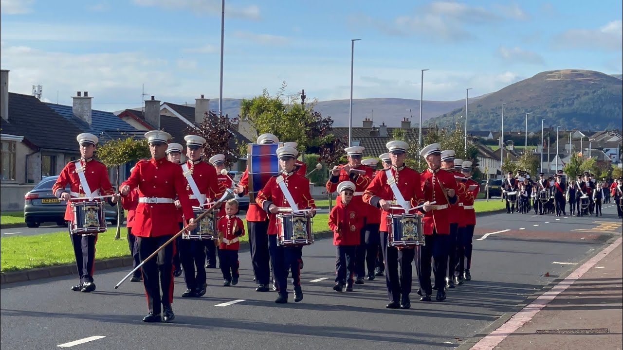 South West Down Bands Association Sunday Service Return Parade Kilkeel 21/9/25
