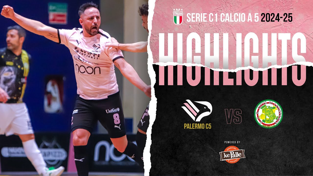 PALERMO C5 vs CITTÀ DI LEONFORTE 5-1 - 18ª GIORNATA SERIE C1 - HIGHLIGHTS