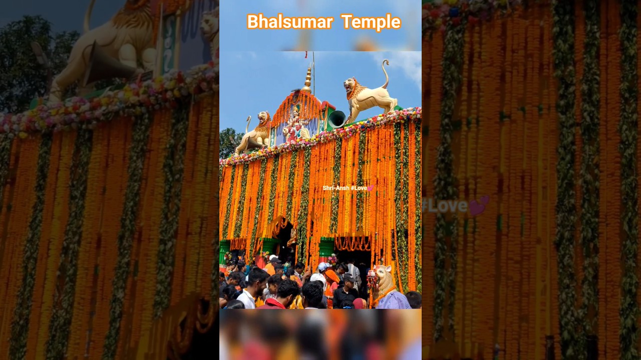 Bhalsumar Temple 🙏🎎🙏 #DurgaMandir #MelaVlogs  #DasharaMelaVideo #ViralShorts TrendingNow #bhalsumar
