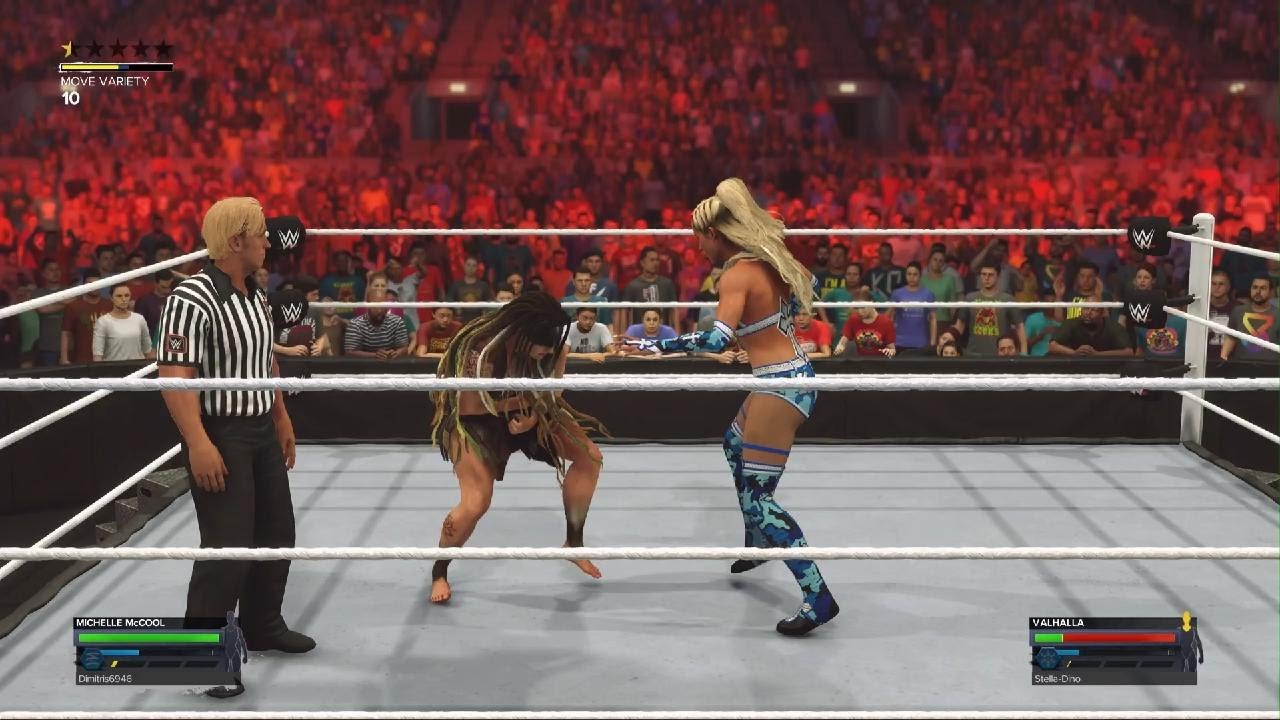 WWE 2K24 Michelle Mccool vs Valhalla Online