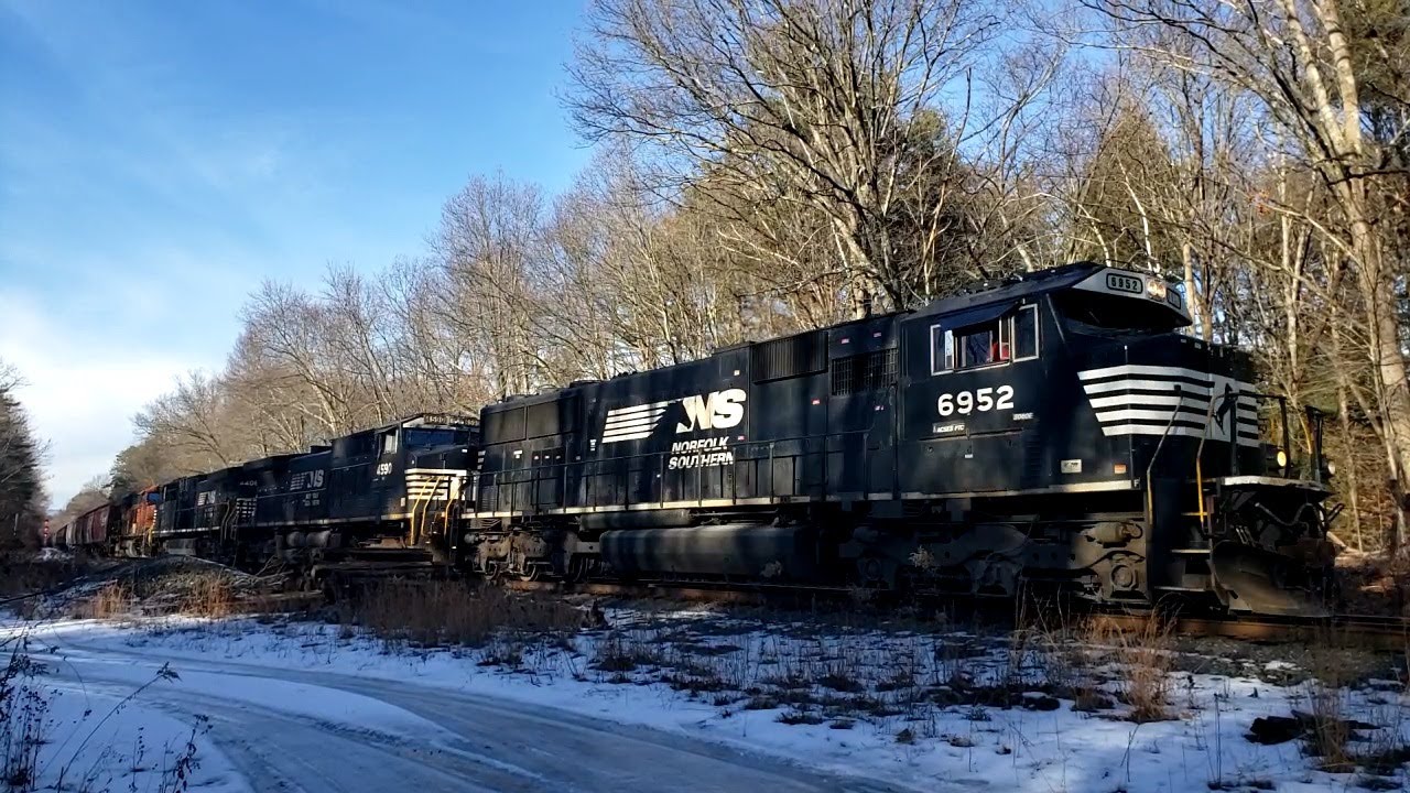 Chasing The Loaded Grain Train From Montague Station To Orange Mass
