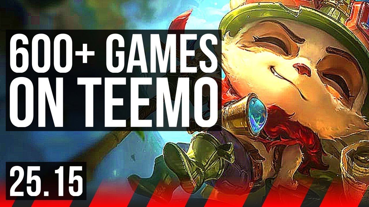 TEEMO vs MALPHITE (TOP) | 600+ games | NA Master | 25.15