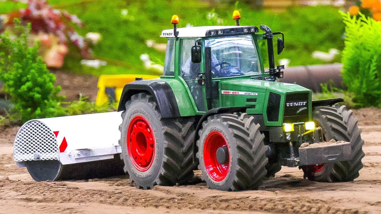 MEGA RC MODEL TRACTOR COLLECTION!! RC TRACTORS, RC FARMING, RC MACHINES, RC LESU AOUE BL71 VOLVO