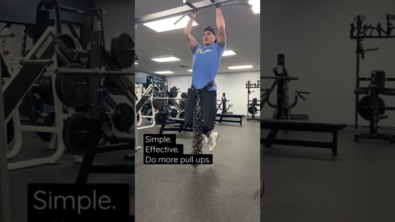 Loaded pull-ups. #golffitness #golfexercise #golftraining