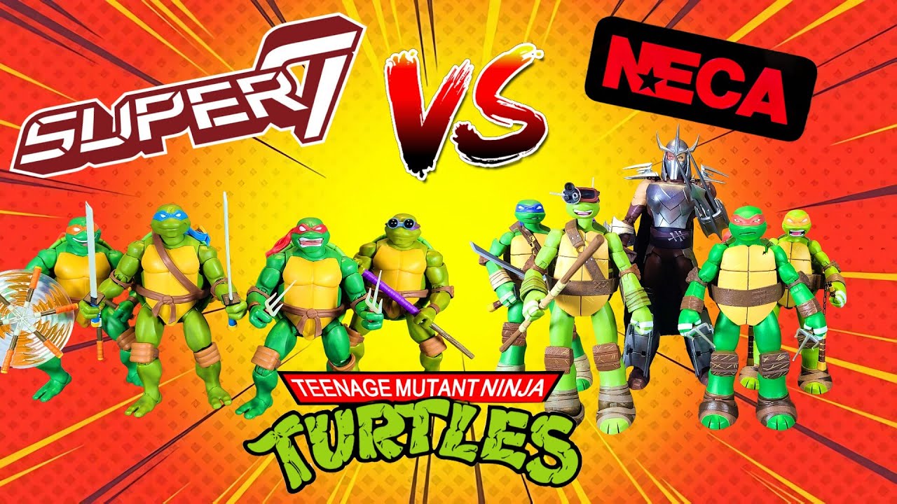 Черепашки-ниндзя - Super7 против NECA - Цена, качество и внешний вид #tmnt #teenagemutantninjatur...