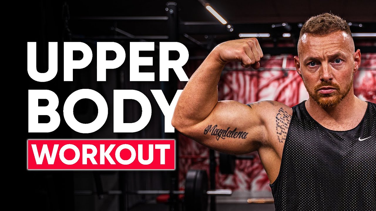 Super Hard UPPER BODY Workout with NO EQUIPMENT (Chest, Shoulders, Back and Arms Follow Along)