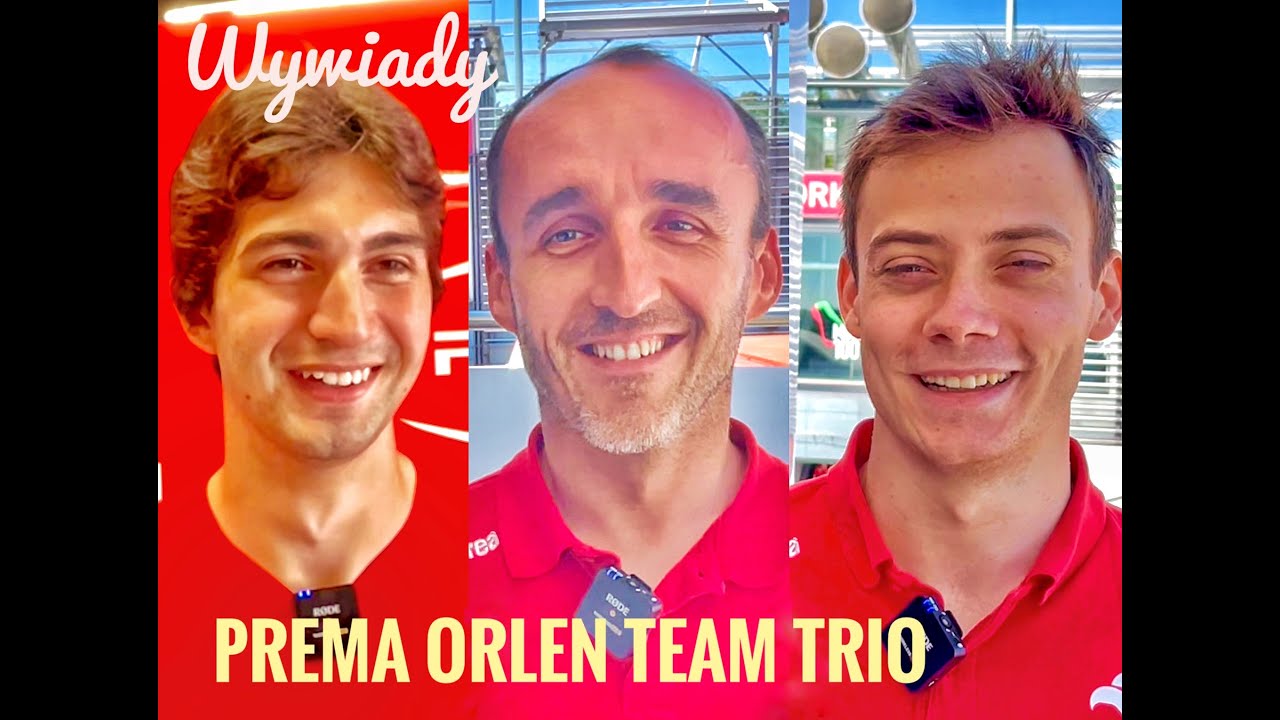 PREMA ORLEN TEAM trio– wywiad: Robert Kubica, Louis Deletraz, Lorenzo Colombo