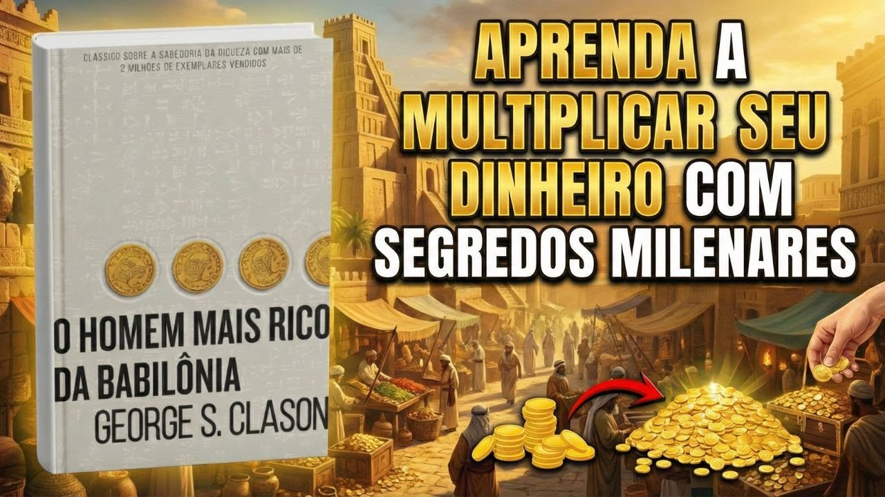 PARE DE SER POBRE: O Segredo Milenar para Multiplicar seu Dinheiro | O Homem Mais Rico da Babilônia