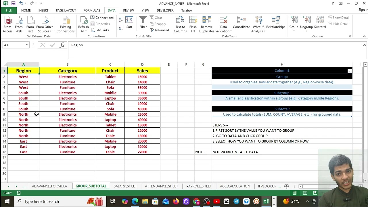 ADVANCE EXCEL LEC 10