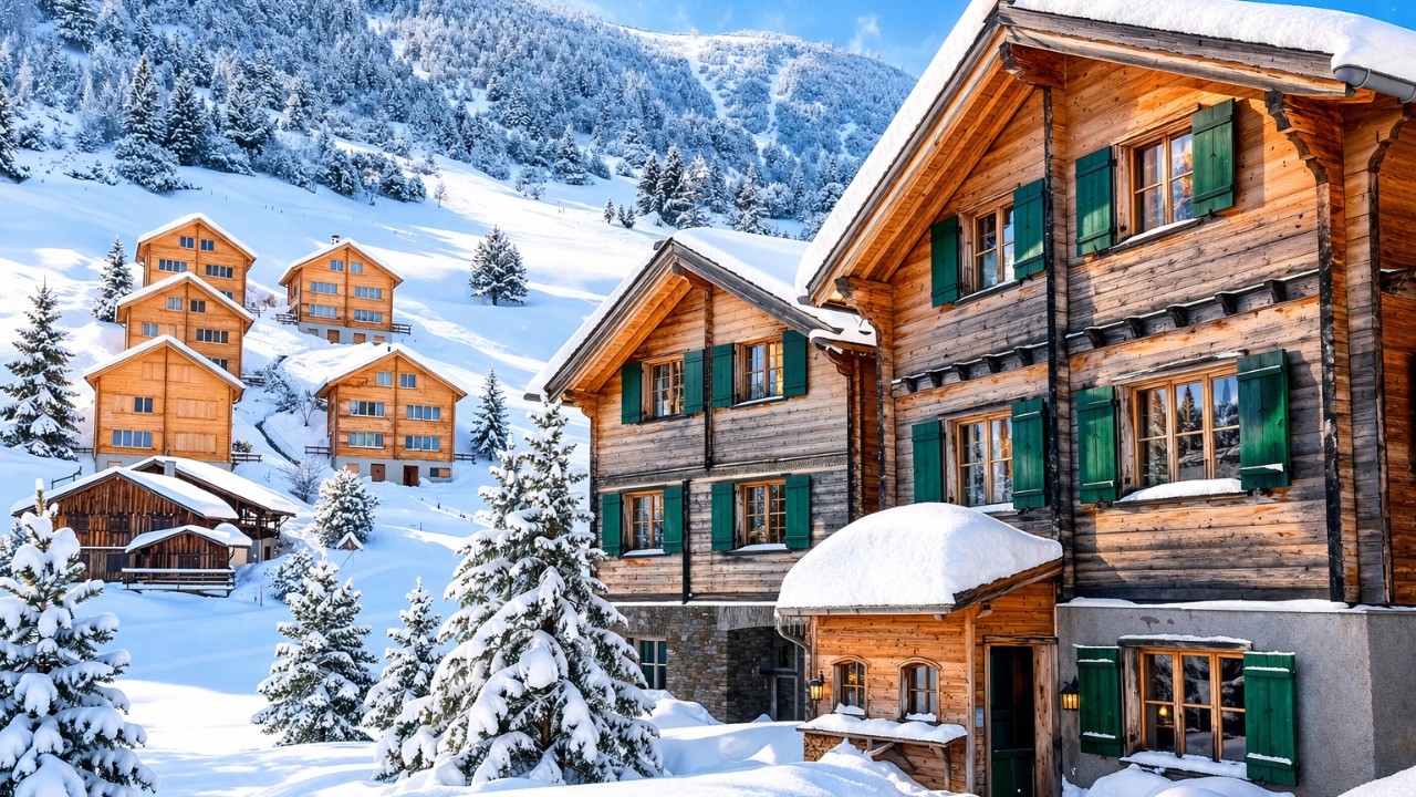 Snowy Swiss Alps Walking Tour, Discover the Breathtaking Nature and Winter Magic of Switzerland.