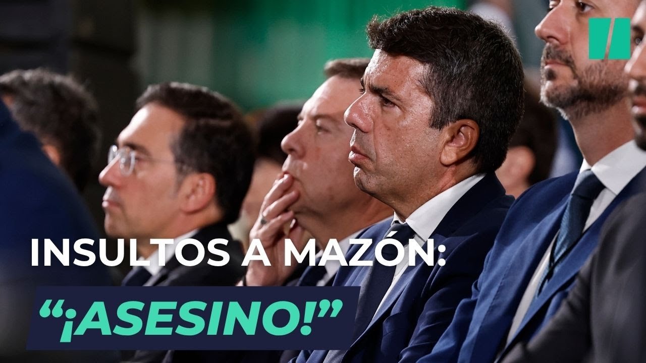 Las VÍCTIMAS INSULTAN a MAZÓN antes del funeral: 