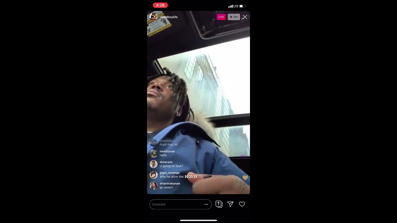 Luki / Deadboylife IG Live (Riding around Chicago) 10/29/19
