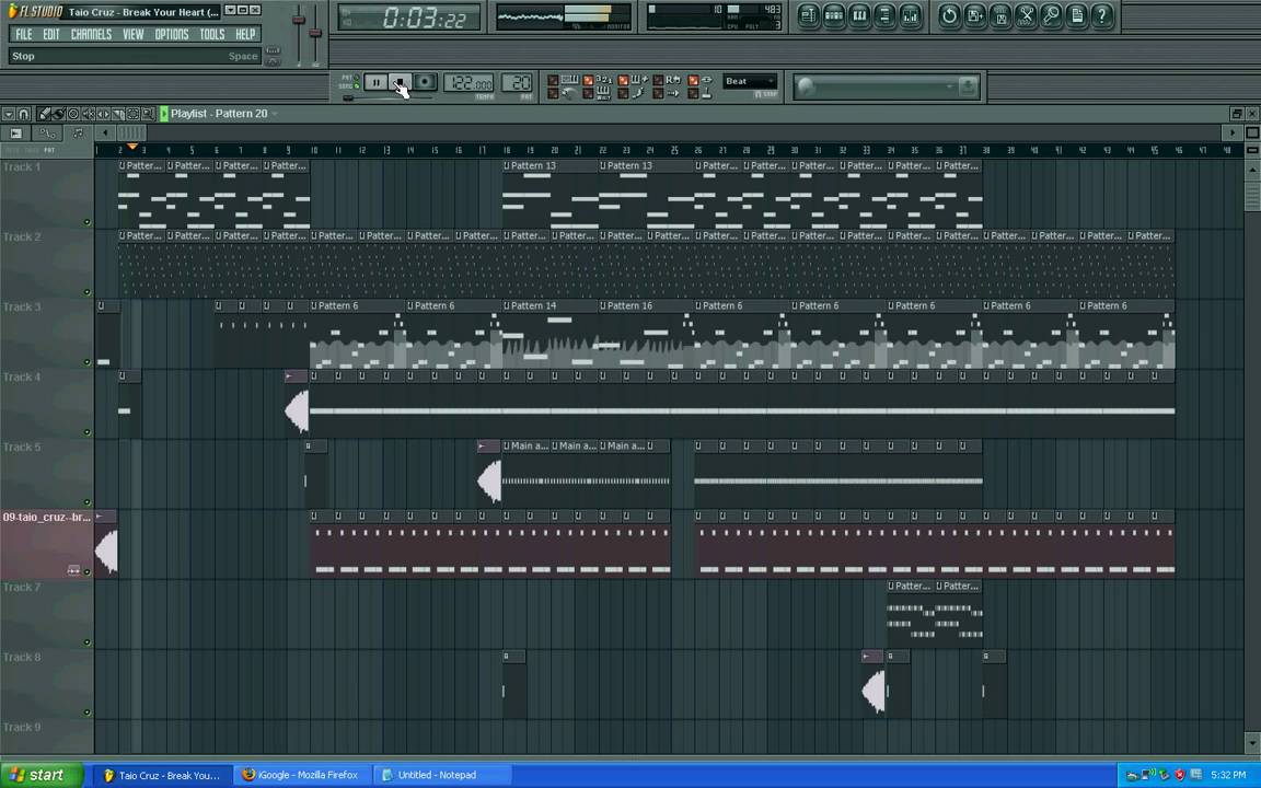 Taio Cruz - Break Your Heart (FL Studio Remake)