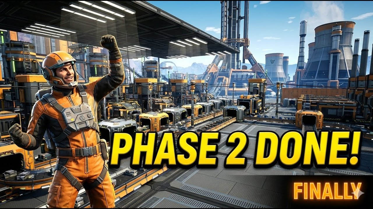 Finally Completed Objective Phase 2| Satisfactory Gameplay