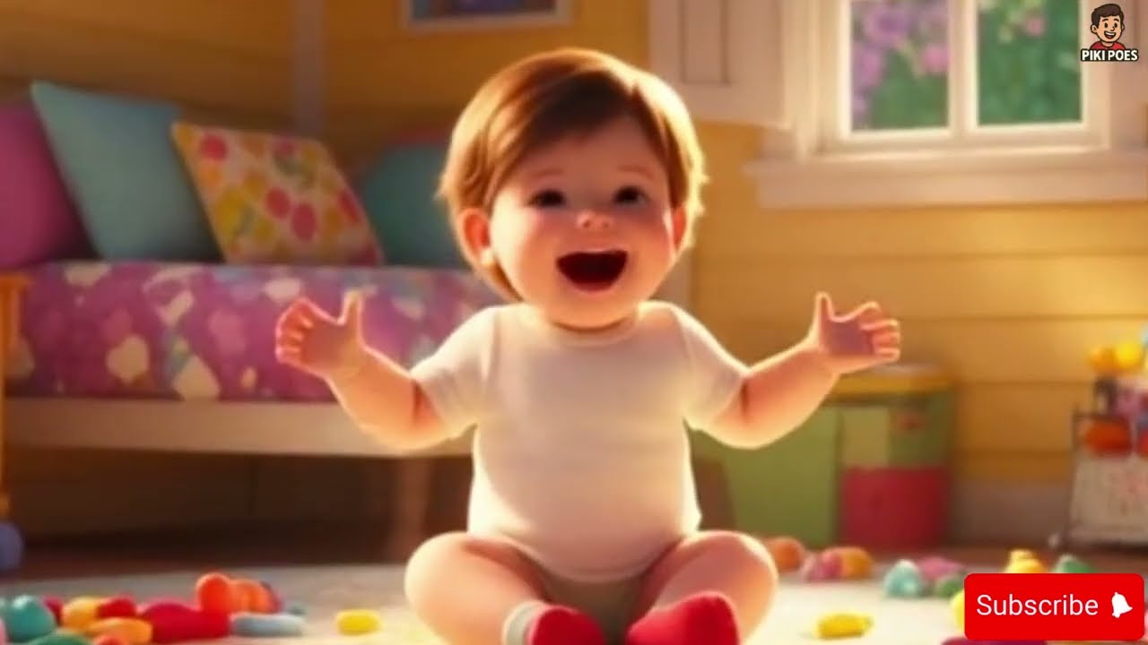 Funny Little Baby Boo Song 🧸 | Cute Happy Baby Song | Nursery Rhymes for Kids | Funny Dancing Baby