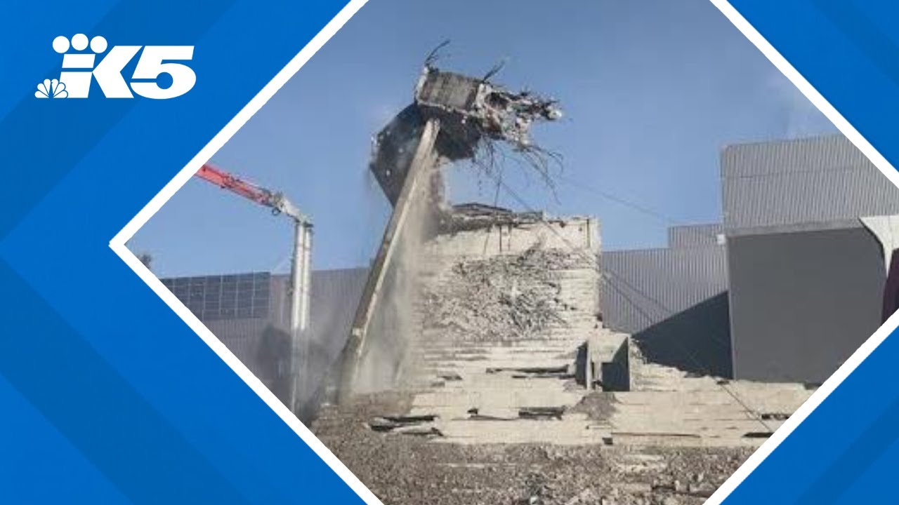 Crews reach significant milestone in demolition of Seattle's Memorial Stadium