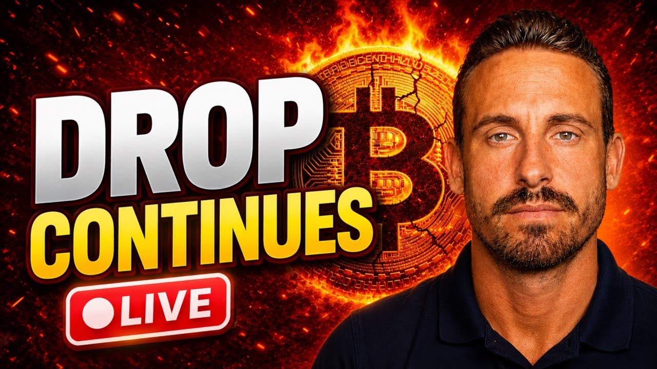 BITCOIN PRICE LIVE! (How far Down?)