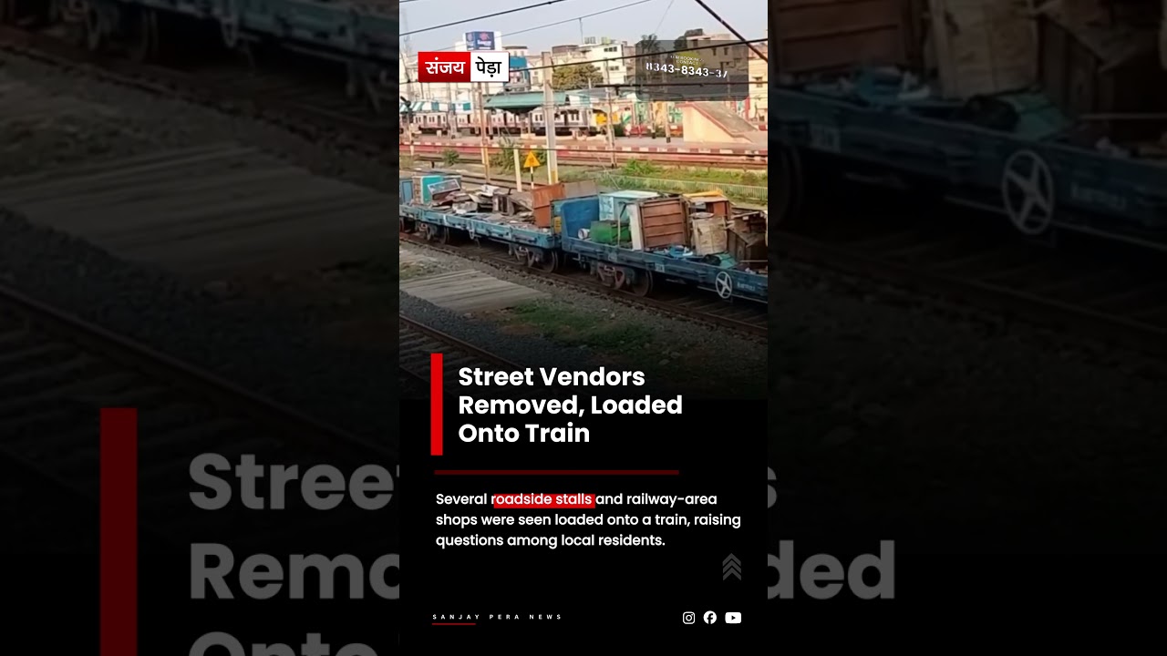 VENDORS REMOVED, TRAIN FILLED WITH STALLS 🚨