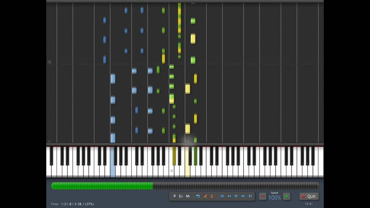 Wim Mertens - Struggles For Pleasure (Synthesia tutorial)