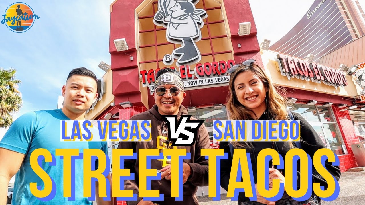 LAS VEGAS vs. SAN DIEGO - Which City has the BEST TACOS?