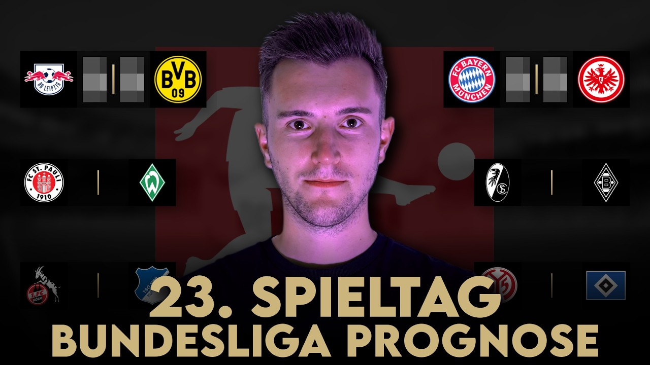 Bundesliga Prognose | 23. Spieltag Tipps & Vorschau | 2025/26