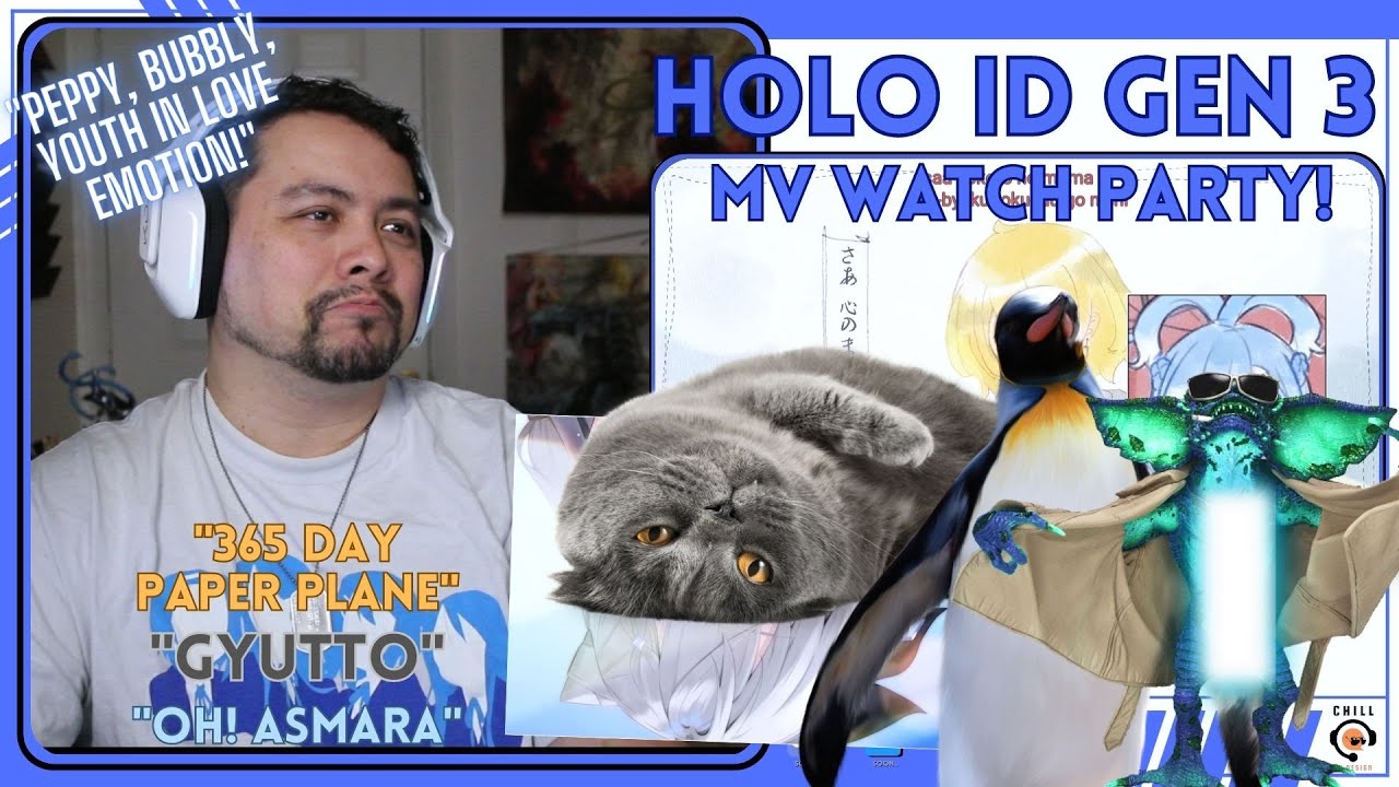 HoloID Gen 3 Watch Party! Kaela, Zeta, and Kobo Covers/Original MV's! [First Time Hearing]