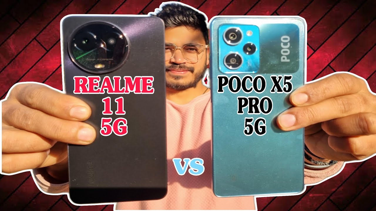 Realme 11 5G Vs Poco X5 Pro 5G Full Comparison 🔥💯 108MP Vs 108MP camera 📸