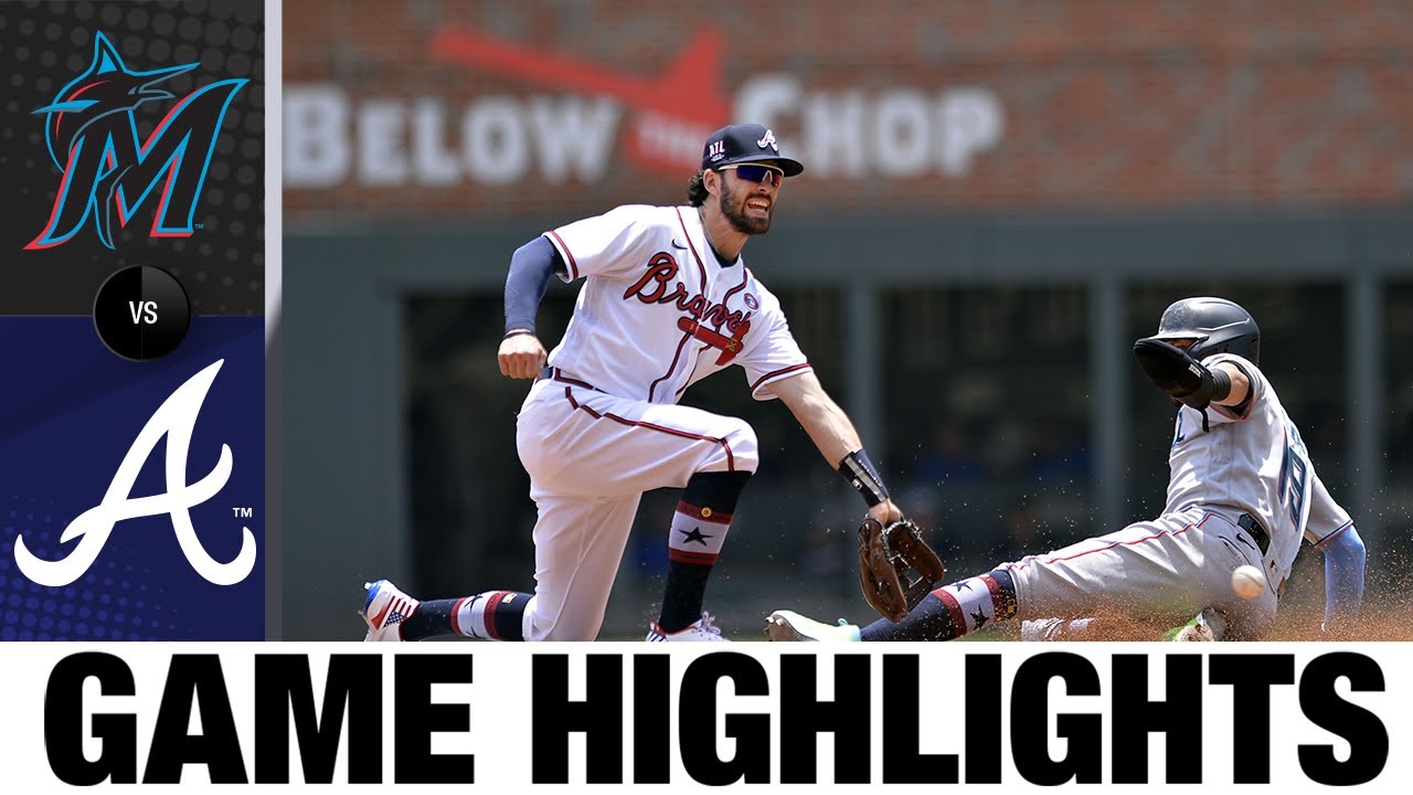 Marlins vs. Braves Game Highlights (7/4/21) | MLB Highlights