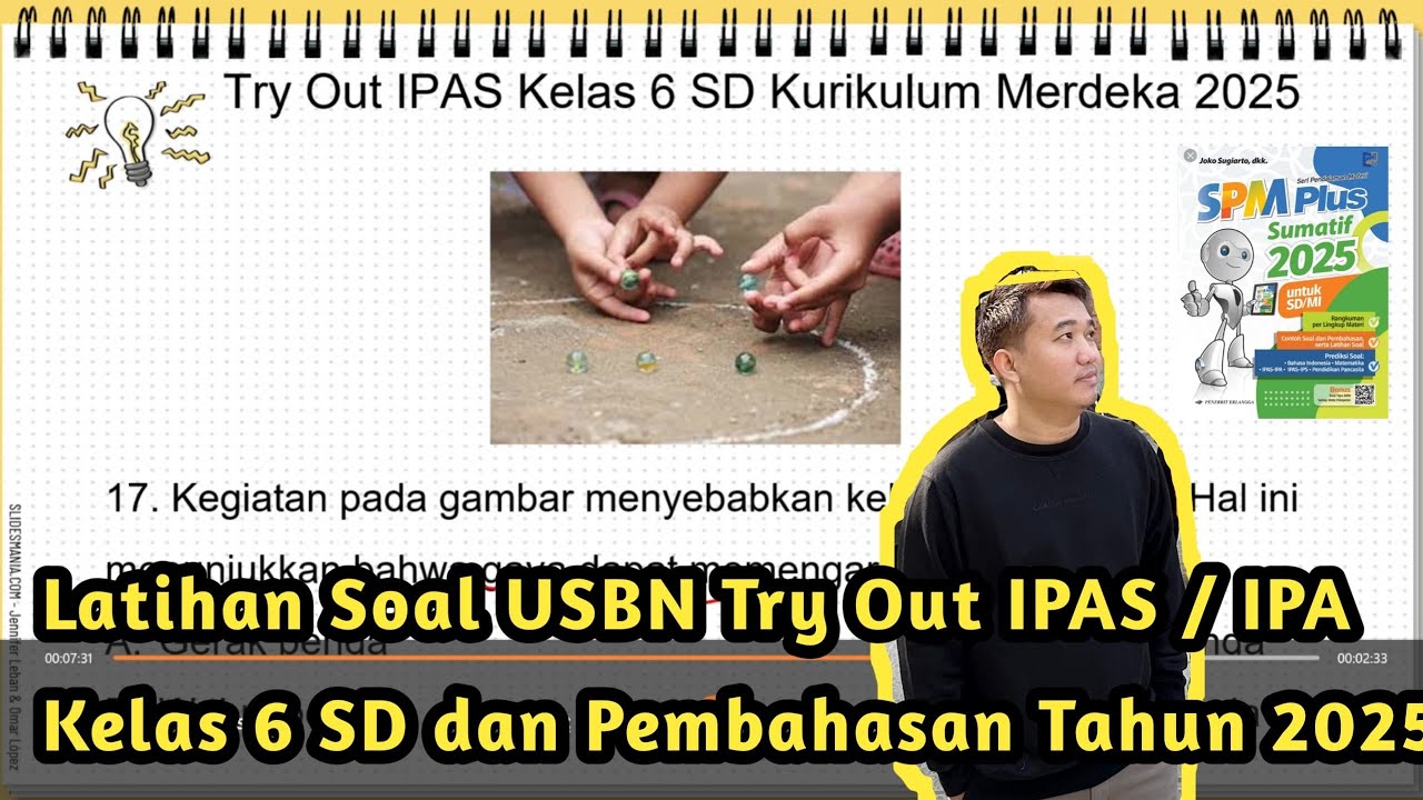 Latihan Soal USBN Try Out IPA / IPAS Kelas 6 SD dan Pembahasan Tahun 2025