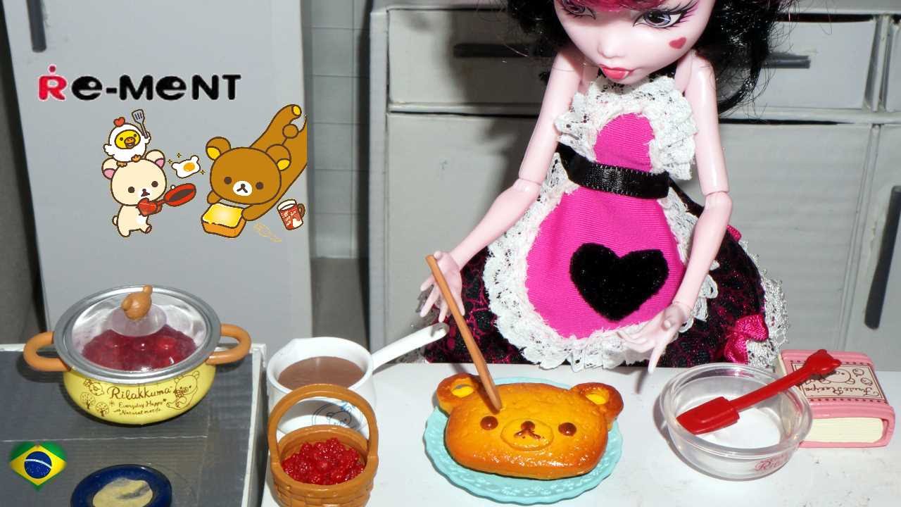 Re-ment: Rilakkuma Homemade Cooking & Display case - miniaturas unboxing/review