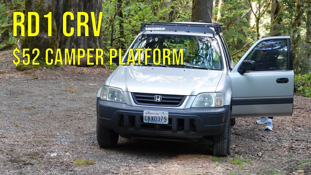 Building a $52 Camping Setup for my 1998 Honda CR-v (RD1)