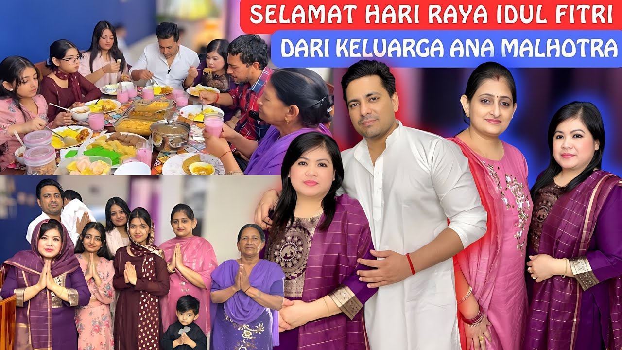 Merayakan Hari Raya Idul Fitri 2024‼️Dengan Keluarga India‼️