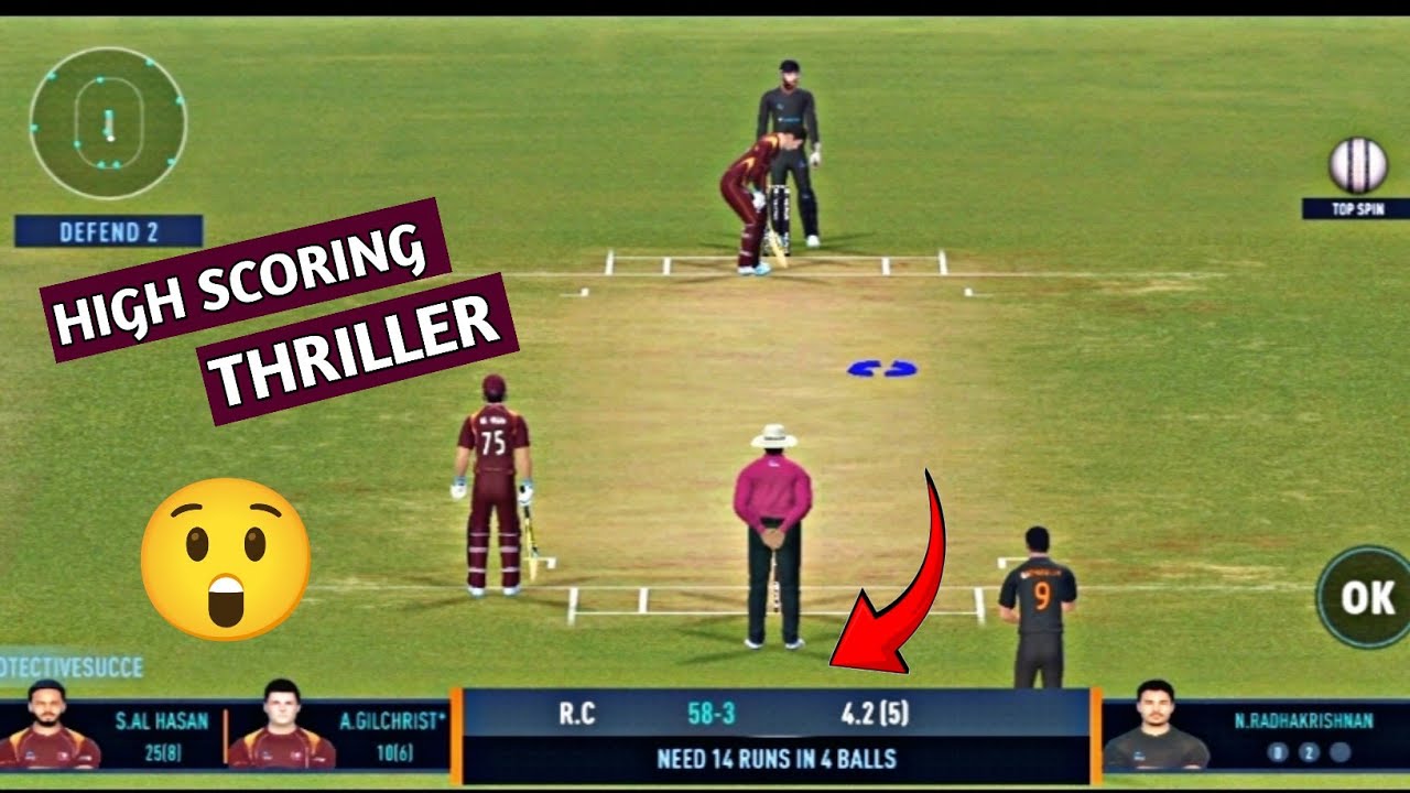🔥 High Scoring Thriller Vs Fast Tapper || Real Cricket 24 🔥