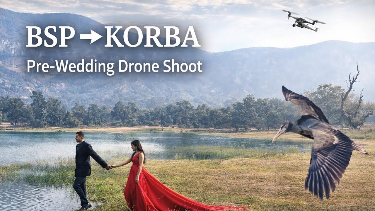 Bilaspur se Korba | Pre-Wedding Drone Shoot 🚁 | Full Masti With Bhai Log