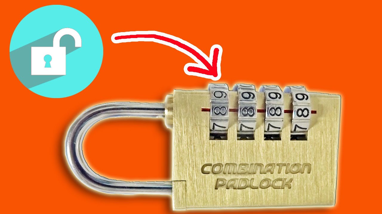 Как легко взломать комбинированный замок за считанные секунды Без инструментов (пожизненные взломы)