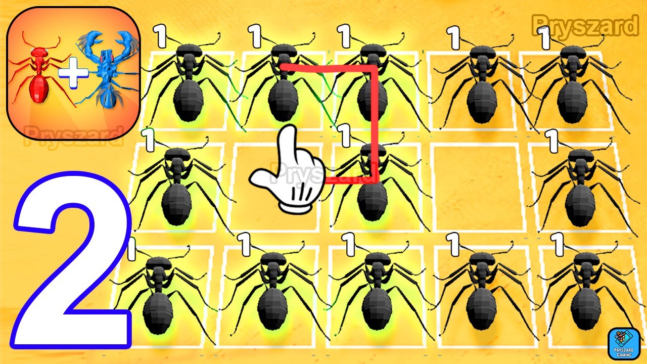 Merge Ant: Insect Fusion - Gameplay Walkthrough Part 2 Level 21-36 Ant Merge Battles (Android, iOS)