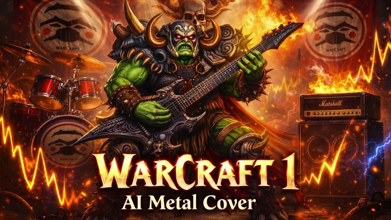 Warcraft 1 - Orc Win 2 Theme | AI METAL COVER (from Roman Samartsev)