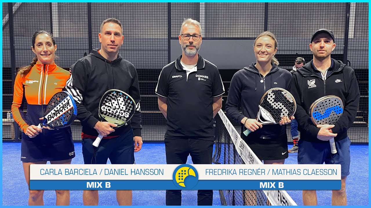 Mix B final Svenska Padelcupen 2021